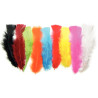 Sachet de 25 grammes de plumes de dinde, couleurs assorties