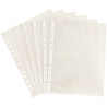 Sachet de 10 pochettes perforées en polypropylène lisse 9/100ème