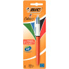 Blister de 1 stylo bille 4 couleurs pointe fine