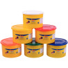Pack de 6 pots de 460 grammes de pâte à jouer blandiver couleurs prima