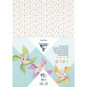 Paquet de 40 feuilles carton décoration assorties format 25 x 35 cm