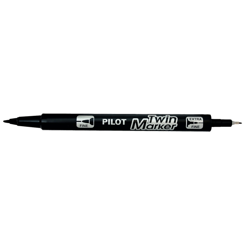 Marqueur permanent Twin Marker noir