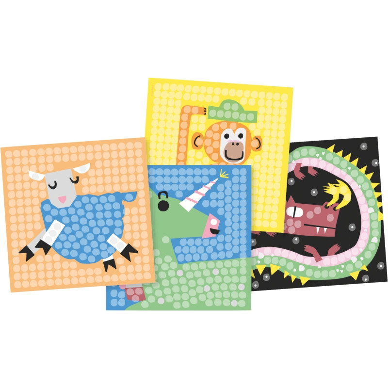 Lot de 30 cartes à décorer PLAYMAIS Mosaïc