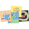 Lot de 30 cartes à décorer PLAYMAIS Mosaïc
