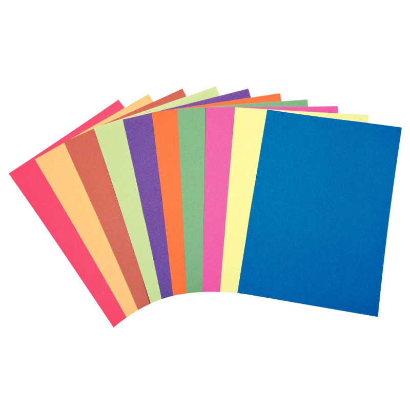 Paquet de 250 feuilles Kaléidoscope A4 100g assortis