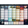 Calendrier semestriel 7 mois par face Bancolor 40,5x55cm