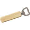 Lot de 10 décapsuleurs en bois naturel, longueur 14 cm
