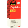 Tour de 8 rouleaux adhésifs transparents Cristal 19mmx33m