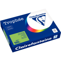 Paquet de 250 feuilles format A4 160g vert menthe CLAIREFONTAINE