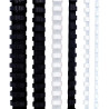 Boîte de 100 reliures plastiques couleur Ø 14mm noir