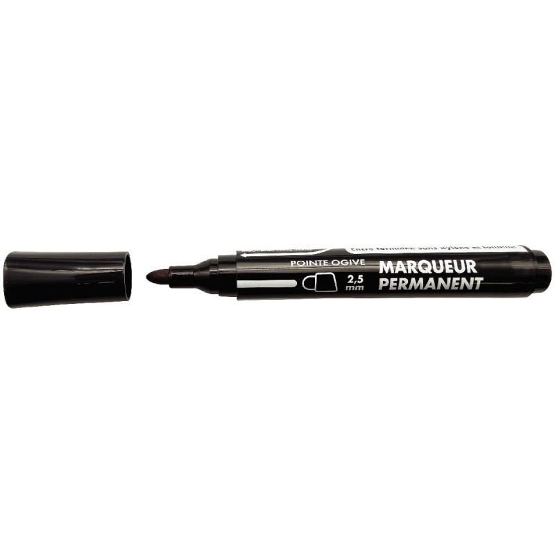 Marqueur permanent pointe ogive noir
