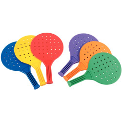 Jeu de 6 raquettes multi-jeux coloris assortis