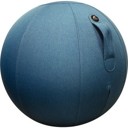 Ballon d'assise ergonomique bleu canard
