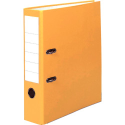 Classeur à levier économique pour format A4, dos 8 cm, jaune