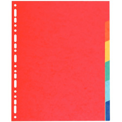 Jeu de 6 intercalaires en carte recyclée 220g, format A4+