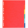 Jeu de 6 intercalaires en carte recyclée 220g, format A4+