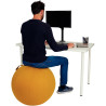 Ballon d'assise ergonomique bleu canard
