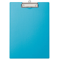 Plaque porte bloc en plastique format A4+ bleu