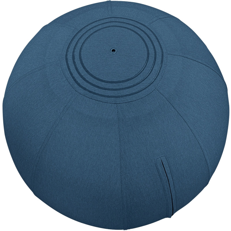 Ballon d'assise ergonomique bleu canard