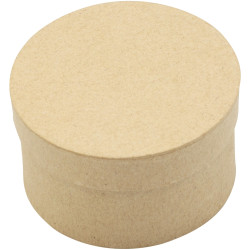 Lot de 10 boîtes rondes en carton