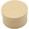 Lot de 10 boîtes rondes en carton
