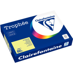 Ramette de 500 feuilles format A4 80g jonquille CAIREFONTAINE