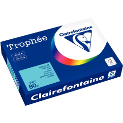 Ramette de 500 feuilles format A4 80g bleu alizé CLAIREFONTAINE