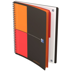 Cahier à reliure intégrale ACTIVEBOOK format tablette B5 quadrillé 5x5