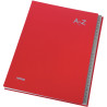 Trieur alphabétique 26 compartiments, rouge
