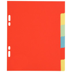 Jeu de 6 intercalaires en carte lustrée 225g, format 17x22 cm