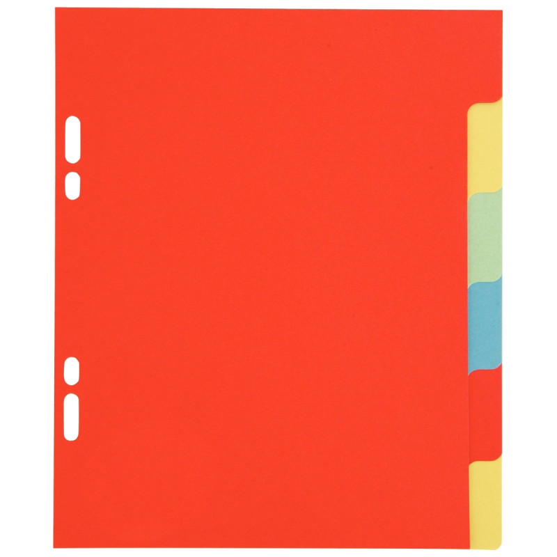 Jeu de 6 intercalaires en carte lustrée 225g, format 17x22 cm