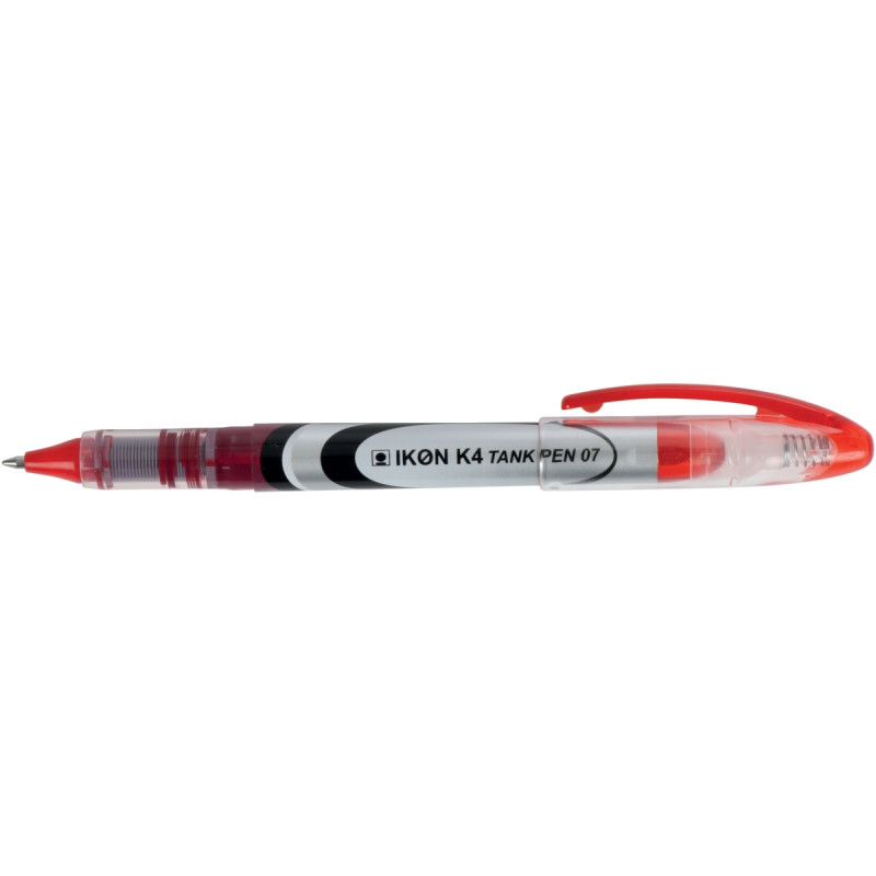 Roller K4 encre liquide 0,7mm rouge