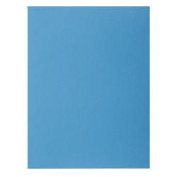 Paquet de 100 chemises 210g ROCK"S format 24x32 cm, bleu