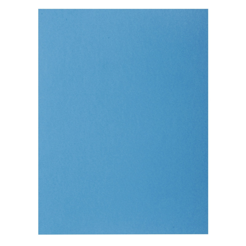 Paquet de 100 chemises 210g ROCK"S format 24x32 cm, bleu