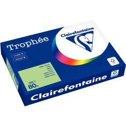 Ramette de 500 feuilles format A3 80g vert golf CLAIREFONTAINE
