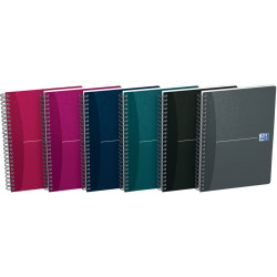 Cahier à reliure intégrale 100 pages ESSENTIALS, format A5, quadrillé