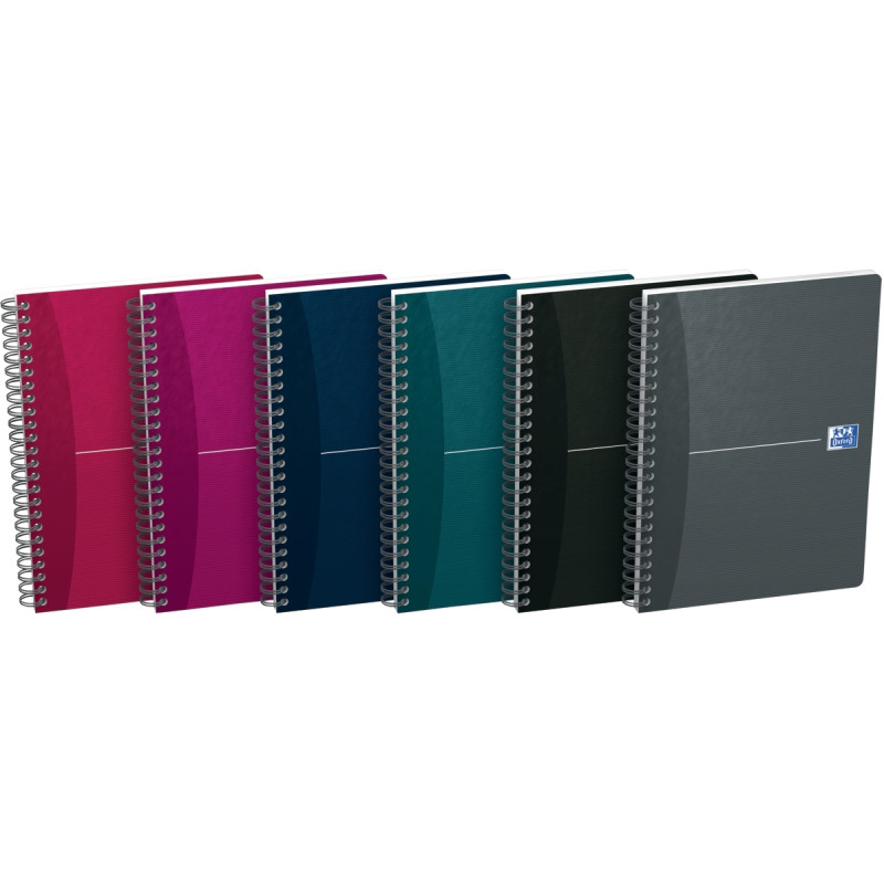 Cahier à reliure intégrale 100 pages ESSENTIALS, format A5, quadrillé