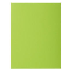 Paquet de 100 chemises 210g ROCK"S format 24x32 cm, vert