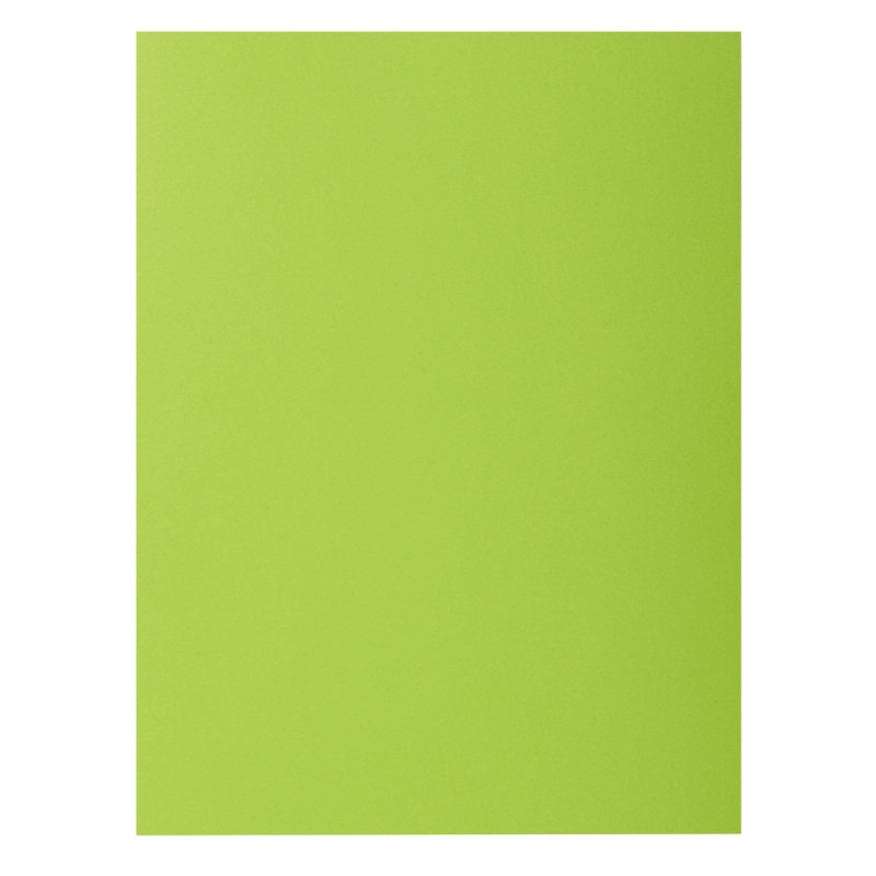 Paquet de 100 chemises 210g ROCK"S format 24x32 cm, vert