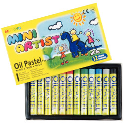 Boîte de 12 pastels à l'huile Mini Artist