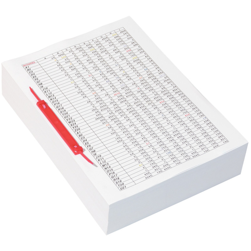 Boîte de 50 relieurs CAPICLASS 1 pour feuillets mobiles perforés entr'