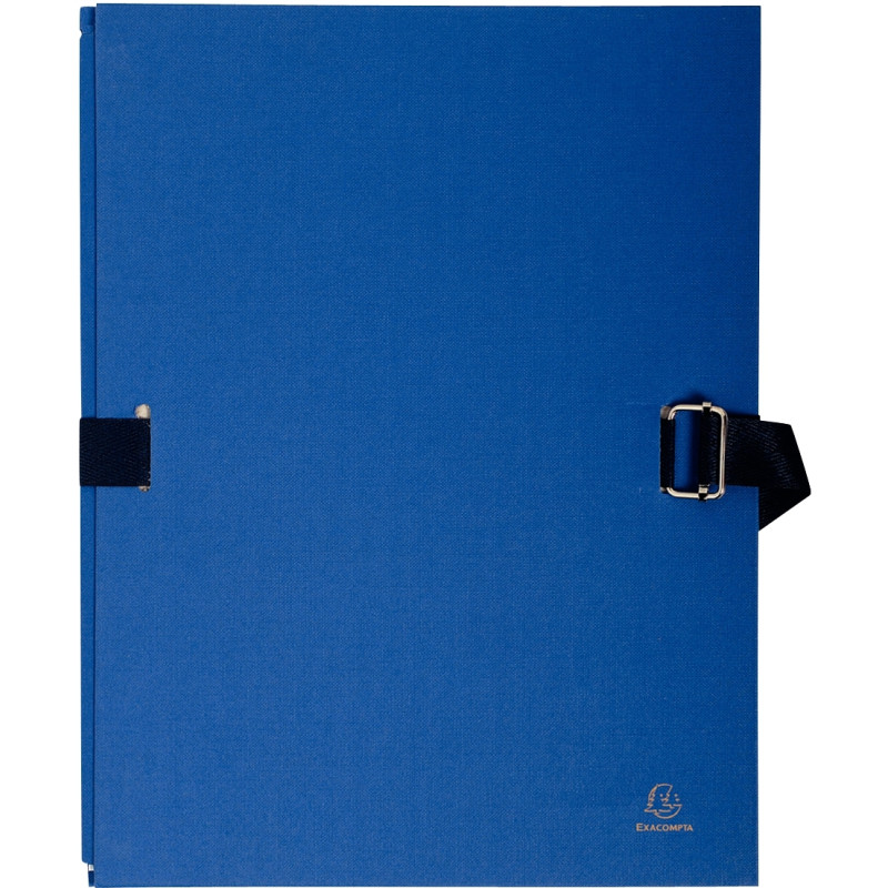 Paquet de 5 chemises extensibles toilées, bleu foncé