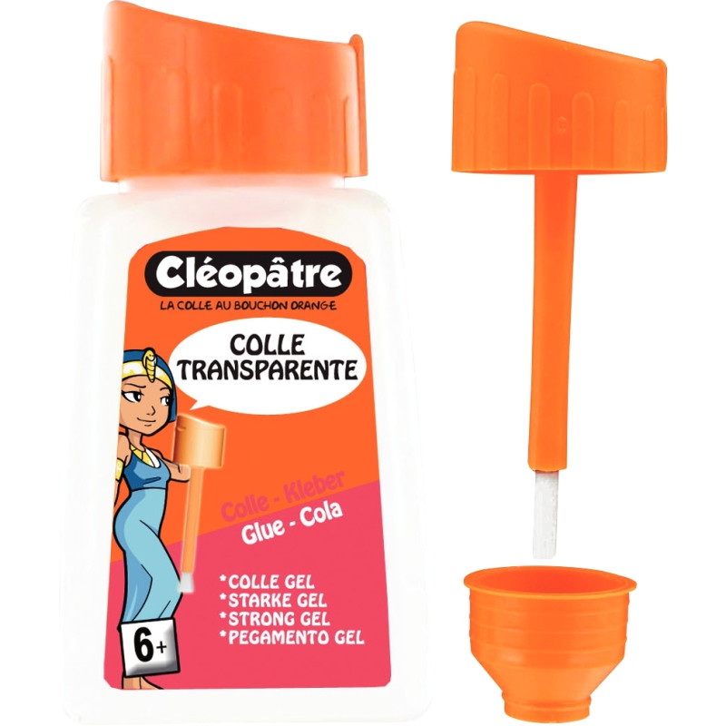 Flacon de colle 80g gel forte + pinceau