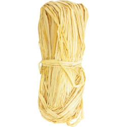 Pelote de 50 g de raphia végétal naturel