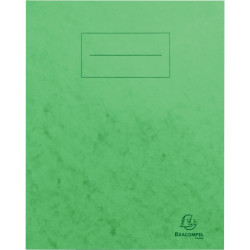 Lot de 10 protège-cahiers grands rabats en carte lustrée, pour format