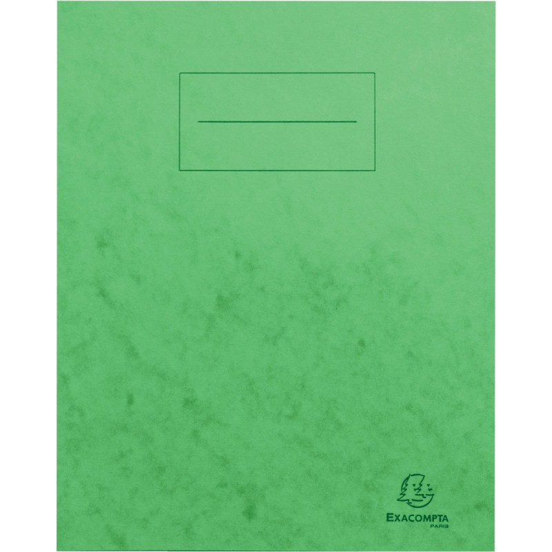 Lot de 10 protège-cahiers grands rabats en carte lustrée, pour format