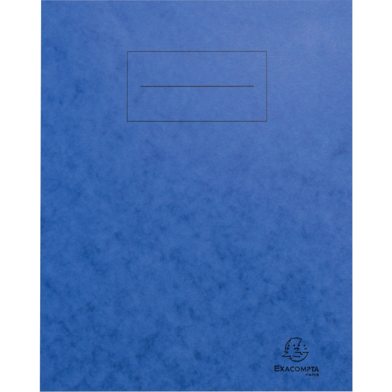 Lot de 10 protège-cahiers grands rabats en carte lustrée, pour format