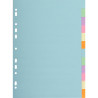 Jeu de 12 intercalaires en carte recyclée 170g, format A4