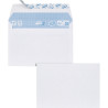 Paquet de 100 enveloppes blanches 114x162mm 80g bande siliconée