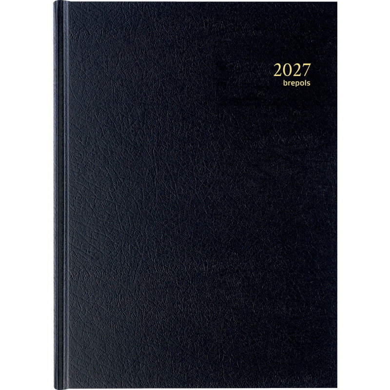 Agenda journalier Bremax 1 jour par page noir